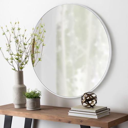 Round Wall Mirror 36 Inch, Large Circle Mirrors - Image 2