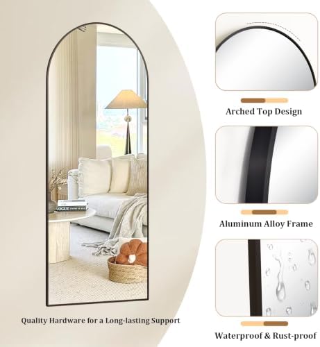Arched Full Length Floor Mirror - Image 4