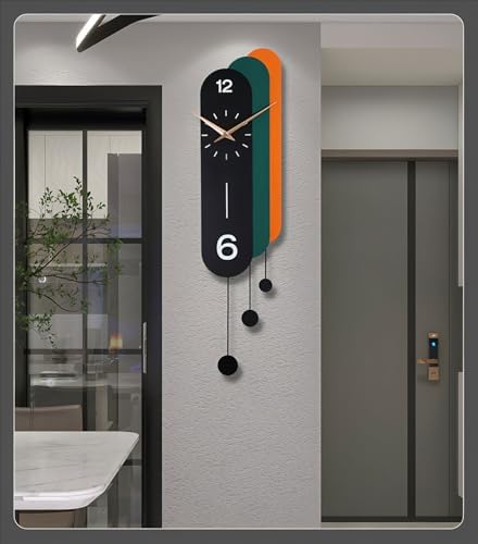 Modern Minimalist Wall Clock, Silent Non-Ticking Quartz Clock - Image 3