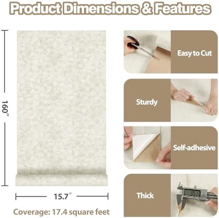 Beige Velvet Drawer Liner for Jewelry Box Dresser 15.7"x160" Self Adhesive - Image 4