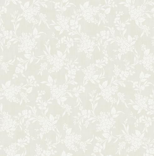 NextWall Tonal Floral Peel and Stick Wallpaper by NextWall