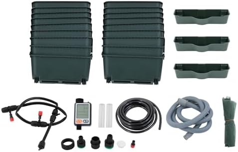 18 Pots Vertical Wall Planter, Self-Watering Garden System - Image 6