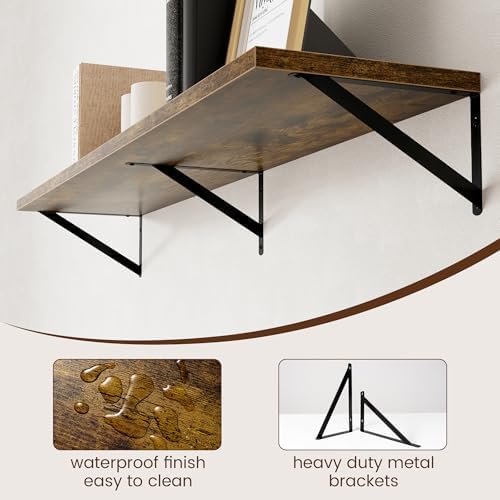 Axeman 12 Inch Deep Floating Shelves - Image 5