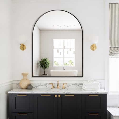 Delma Arched Bathroom Mirror - Image 7