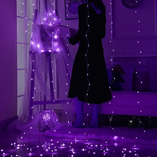 HOME LIGHTING Window Curtain String Lights, 300 LED 8 Lighting Modes Fairy - Image 3