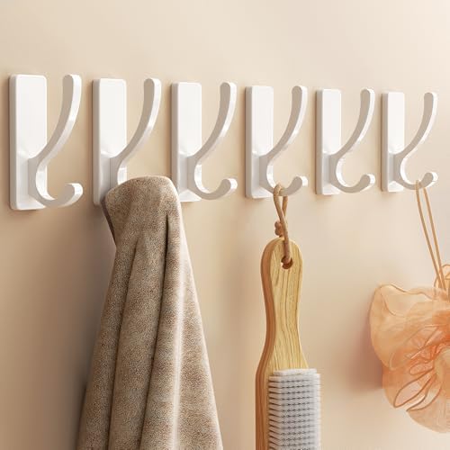 pickpiff Adhesive Wall Hooks for Coat/Towel, Hold 13LB by pickpiff