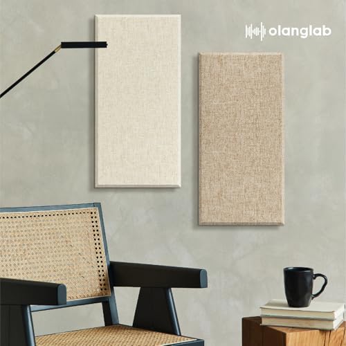 Olanglab Fiberglass Acoustic Wall Panels 4 Pack, 11.8'' x 23.6'' Sound Panels - Image 7