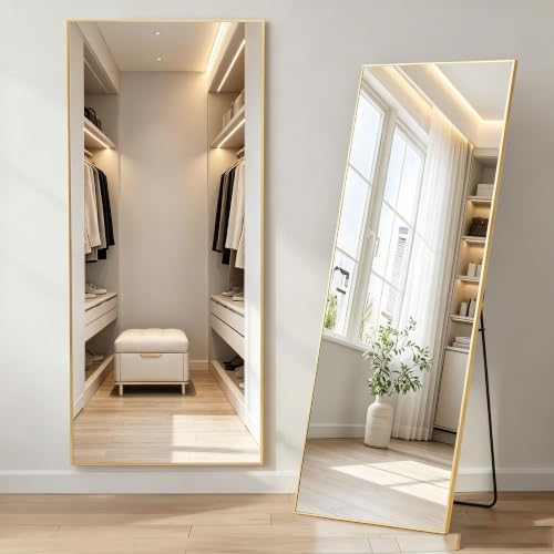 DUMOS 64"x21" Full Length Mirror, Full Body Mirror by DumosLifestyle