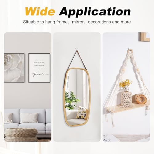 PinCute Picture Hangers, Picture Hanging Hooks Drywall Hooks - Image 4