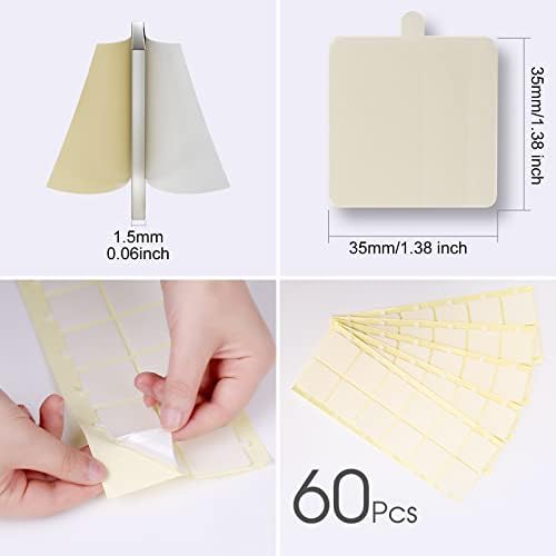 Sonicism 120 Pack Pyramid Double Sided Tape Squares - Image 6
