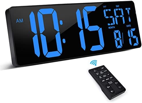 XREXS 17.2 Inch Large Digital Wall Clock by XREXS