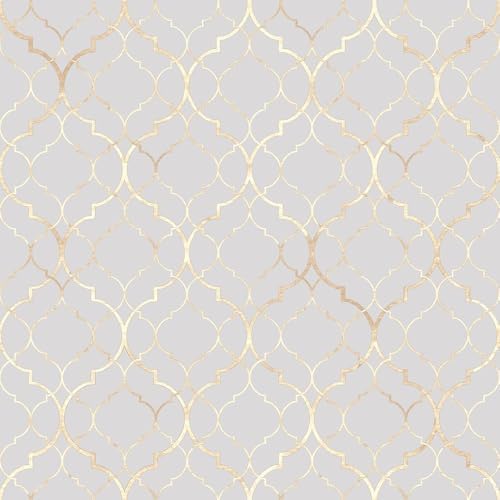 18"x118" Ivory Glittery Mosaic Modern Geometric Peel and Stick Wallpaper by VistaPalette