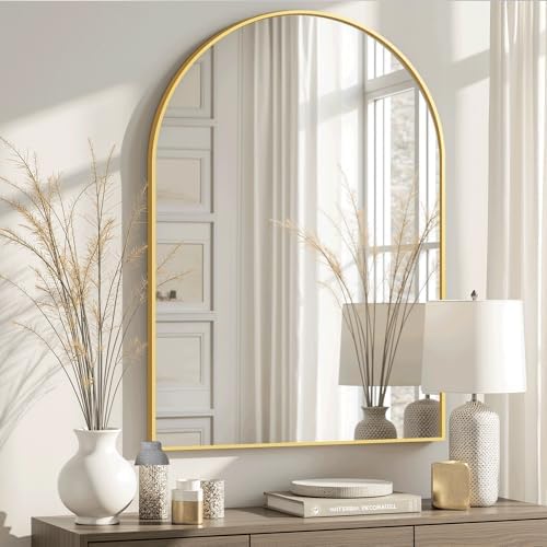 Arched Bathroom Mirror for Wall by TRAHOME