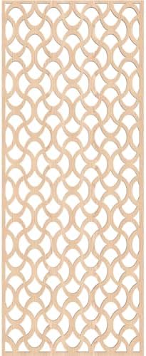 Resort Decorative Pierced Fretwork Wood Wall Panels, 15 3/8"W x 39 3/8"H x 1/4"T - Image 4