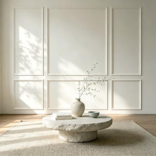 6 Pcs Pre-Cut Wall Molding Kit, Wainscoting Panels by JSIWOTH