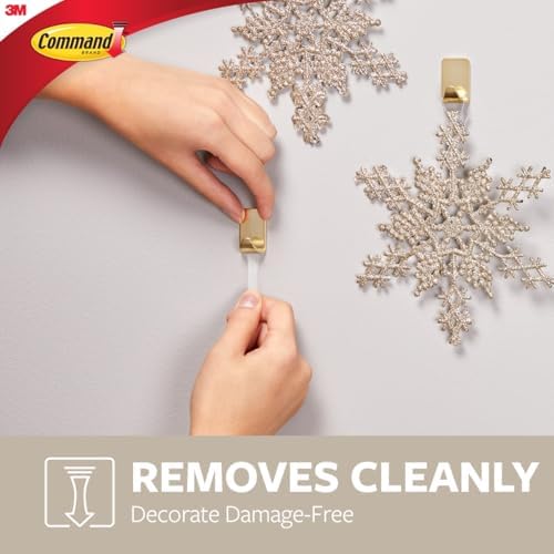 Command Small Bronze Hooks, 4 Hooks, 5 Strips - Image 5