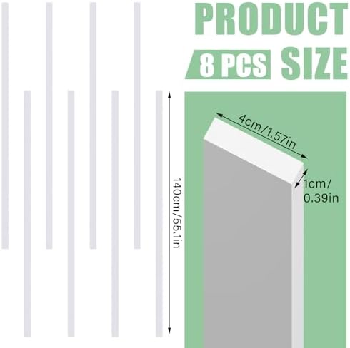 Pangda Peel and Stick Wall Molding Kit, Simple Style - Image 2