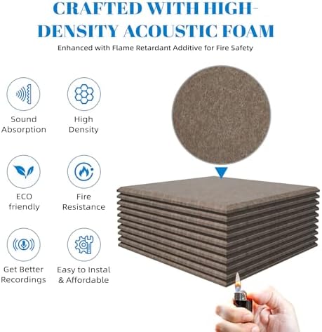 15 Pack Self-Adhesive Acoustic Wall Panels - Image 6
