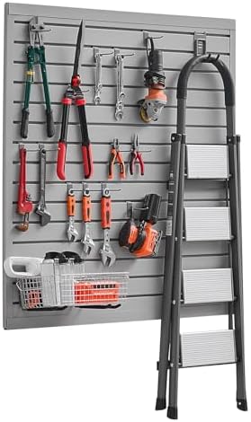 VEVOR Slat Wall Paneling, 4 x 4 ft, PVC Garage Slatwall by VEVOR