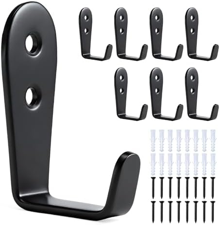 Stainless Steel Hooks for Hanging, Heavy Duty Hook, Wall Hooks Key Holder Wall by IBERDE