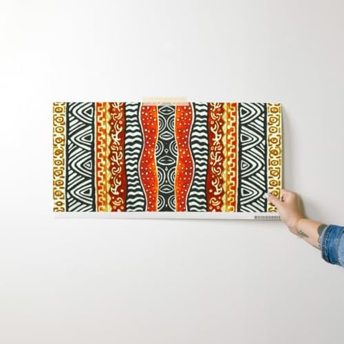 Spoonflower African Inspired Peel and Stick Removable Wallpaper - Image 7