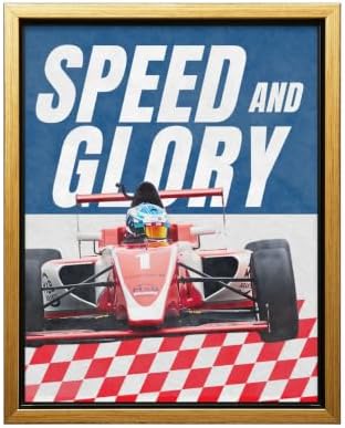 InkFlow Posters Racing Car Canvas Poster by InkFlowPosters