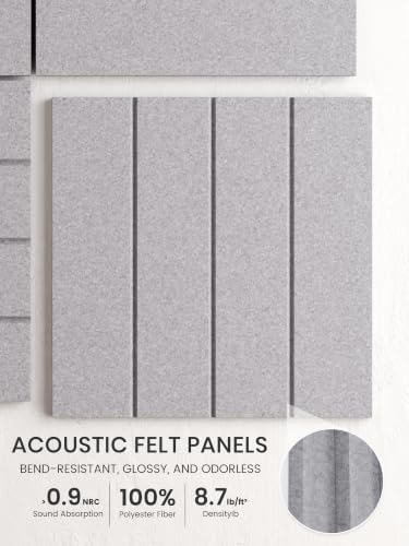 Bumusty 36" x 24" Large Cork Board Alternative, Soft Gray - Image 3