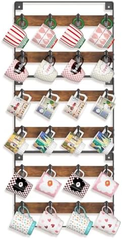 EsLuker.ly Mug Holder Hanger Cup Display Rack Wall Mounted, 3 Pack by EsLukerly