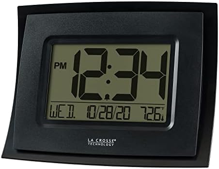 La Crosse Technology WT-8002U-B-INT Digital Black Clock - Image 2