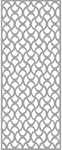 25 3/8"W x 64 3/8"H x 3/8"T Resort Decorative Fretwork Wall Panels in - Image 4