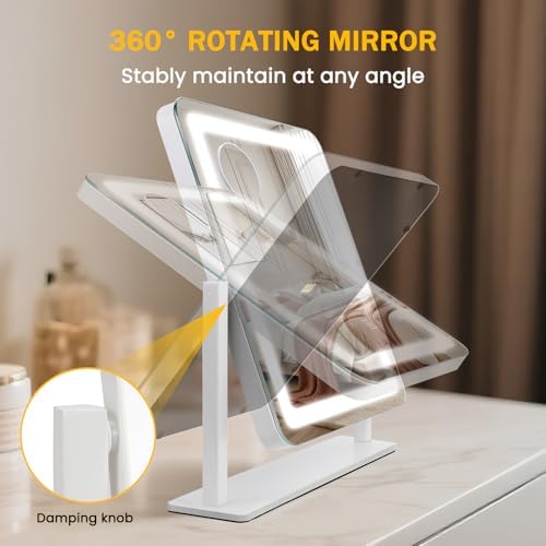 Vanity Mirror with Lights, HD Mirror, Smart Touch with 3-Color Lighting - Image 6
