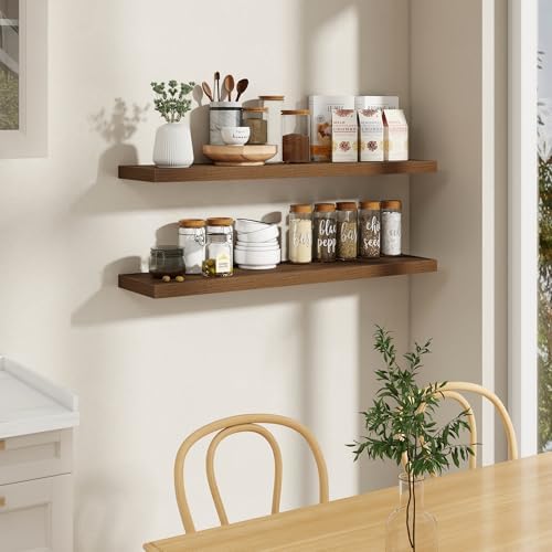 Fun Memories 48 Inch Floating Shelves, 9.3 Inch Deep Wall Shelves - Image 6