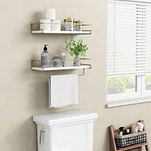 Forbena Floating Bathroom Shelves Wall Mounted - Image 4