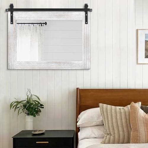 AAZZKANG Large Barn Door Mirror - Image 5