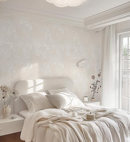 Dimoon 17.3" X 393" Peel and Stick Wallpaper Boho Contact Paper Vintage Beige - Image 6