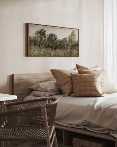 InSimSea Extra Large Framed Vintage Wall Art, Rustic Landscape - Image 3
