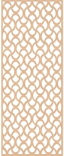 Resort Decorative Pierced Fretwork Wood Wall Panels, 27 3/8"W x 69 3/8"H x 3/8"T - Image 4
