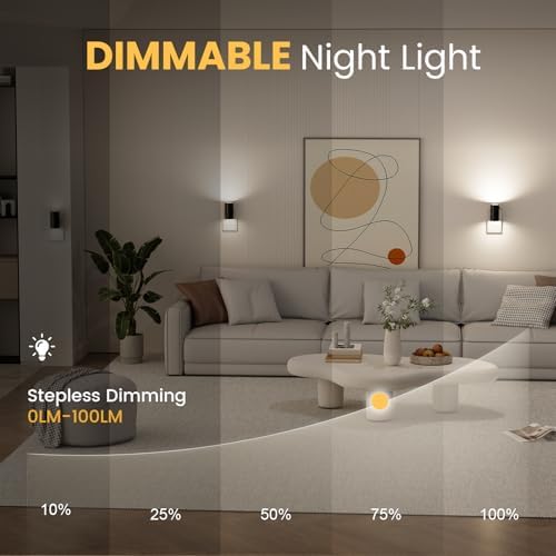 VOLISUN Night Lights Plug into Wall, Dimmable LED Nightlight - Image 3