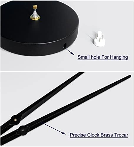 DIY Wall Clock, 3D Mirror Stickers Large Frameless Wall Clock Modern Design - Image 4