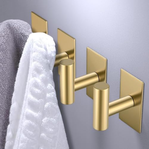 VAEHOLD Wall Towel Hooks, Heavy Duty Sticky Holder Waterproof Towel Hooks - Image 2