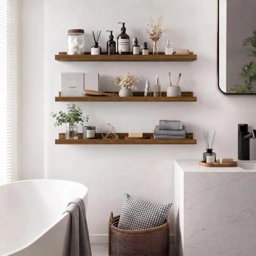 36inch Long Floating Shelves for Wall Decor, 5-Set Shelves - Image 2