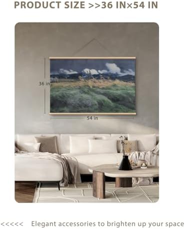 VIYYIEA Extra Large Canvas Wall Art, 36x54 Inch Impressionist Landscape Painting - Image 2