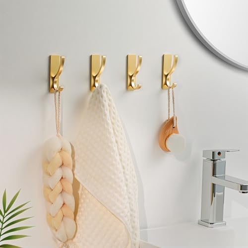 pickpiff Adhesive Wall Hooks for Coat/Towel, Hold 13LB - Image 3