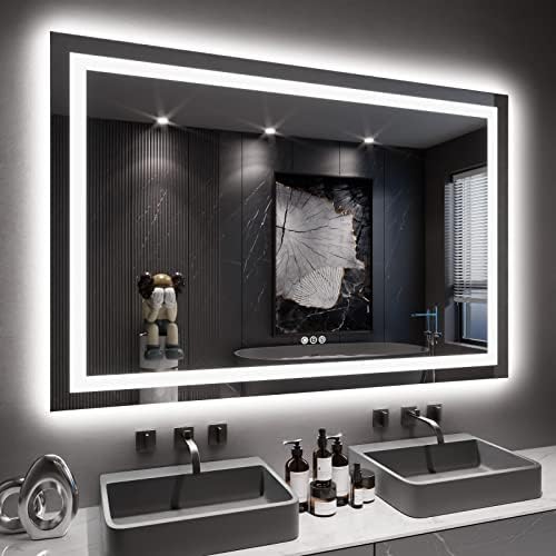 LOAAO 60X40 LED Bathroom Mirror by LOAAO
