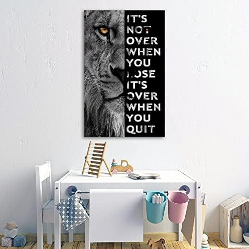 Never Give Up Motivational Print Canvas Wall Art • Success Printing Gallery - Image 3