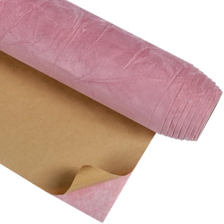 CRE8TIVE Coral Pink Self Adhesive Crinkle Crushed Velvet Flocking Liner by CRE8TIVE