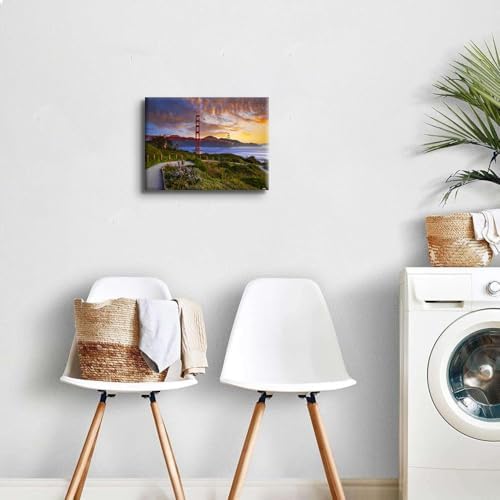 Golden Gate Bridge Canvas Wall Art - Image 4