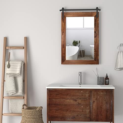 COGOOD Farmhouse Barn Door Mirror - Image 2