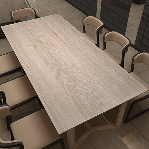 Boobest 31.5"x 157.4" Light Brown Gray Wood Grain Textured Contact Paper - Image 6