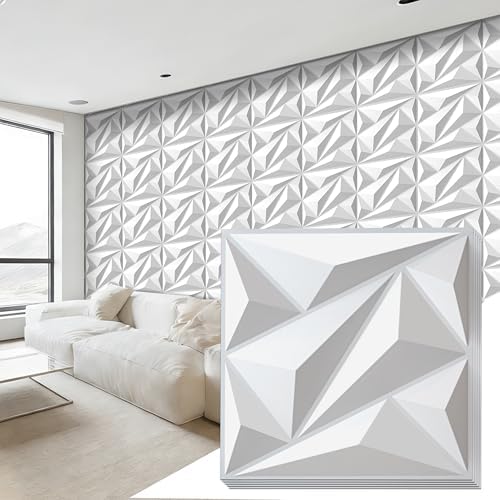 3D Wall Panels White PVC Wall Panels by janasse